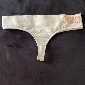NWOT✨ Gymshark white thong 🤍